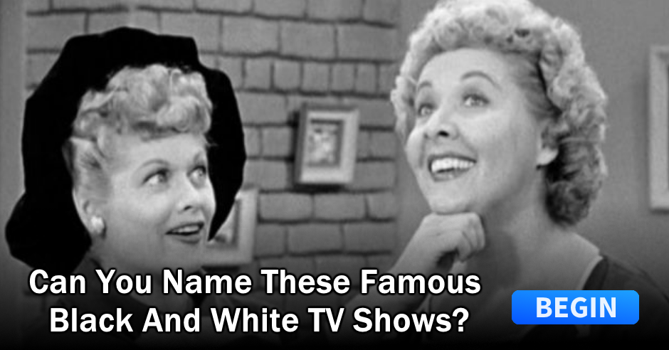 Can You Name These Famous Black And White TV Shows Surveee